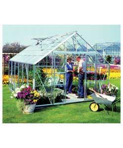 10x12 Double Door Greenhouse Green Safety