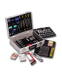 110 Piece Tool Set in Aluminium Case