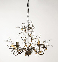 Unbranded 111 5BR - 5 Light Brown Hanging Light