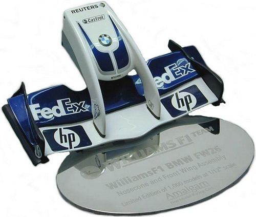 1:12 Scale replica of the infamous Williams FW26 Nose Cone. The design was produced to take