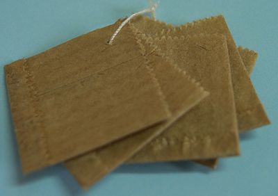 1:12 Scale Brown Paper Bags