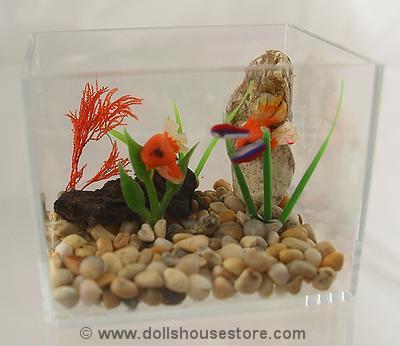 1:12 Scale Doll House Miniature Aquarium