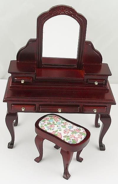 1:12 Scale Dolls House Miniature Dressing Table