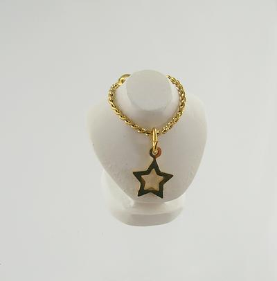 1:12 Scale Heidi Ott Miniature Gold Star Necklace