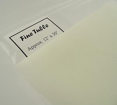 1:12 Scale Miniature Cream Tule