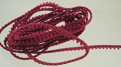 1:12 Scale Miniature Dusky Pink Picot Edging. 2 Meter Pack. Ideal for miniature projects
