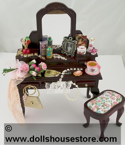 1:12 Scale Miniature Ladies Dressing table