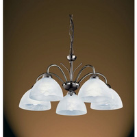 Unbranded 1135 5BC - 5 Light Black Chrome Hanging Light