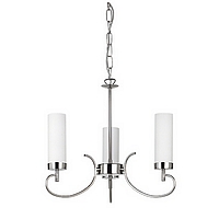 Unbranded 114 3SC - 3 Light Satin Chrome Hanging Light