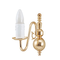 Unbranded 1177 1 - 1 Light Polished Brass Wall Light