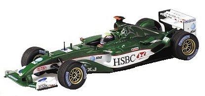 1:18 Scale Jaguar R4, driven during the 2003 season by Mark Webber
