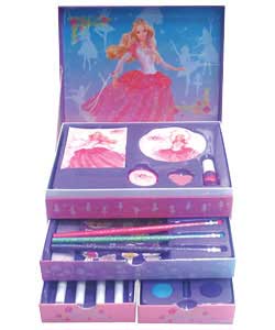 Only at Argos. This awesome art studio is packed full of 12 Dancing Princesses stationary,