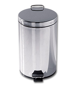 12 Litre Chrome Pedal Bin