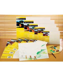 This great value artist primed canvas board set of