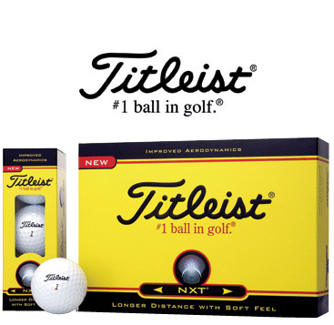 12 Titleist NXT Golf Balls