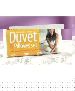 12 Tog Duvet and Pillow Set - Single