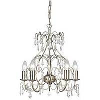 Unbranded 120 5AN - 5 Light Antique Brass Hanging Light