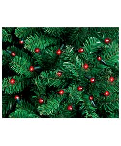 Unbranded 120 Red Static Berry Lights