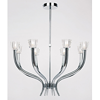 Unbranded 1200 8CH - 8 Light Polished Chrome Ceiling Light