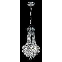 Unbranded 1202 3CH - 3 Light Polished Chrome Chandelier