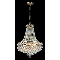 Unbranded 1202 6GO - 6 Light Gold Chandelier