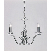 Unbranded 1210 3CH - 3 Light Polished Chrome Hanging Light