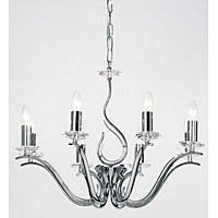 Unbranded 1210 8CH - 8 Light Polished Chrome Hanging Light