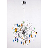 Unbranded 1212 12P - Chrome and Crystal Pendant Light