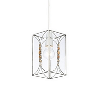 Unbranded 1213 AMBER - Glass Pendant Shade