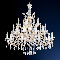 Unbranded 1214 30 - 30 Light Polished Brass Chandelier