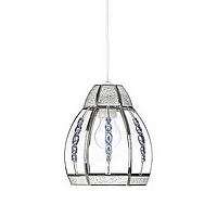 Unbranded 1214 BLUE - Glass Pendant Shade