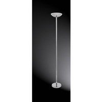 Contemporary polished chrome halogen floor uplighter. Height - 183cm Diameter - 30cmBulb type - R7S 