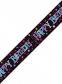 Unbranded 12ft Happy Birthday Banner - The Party Continues