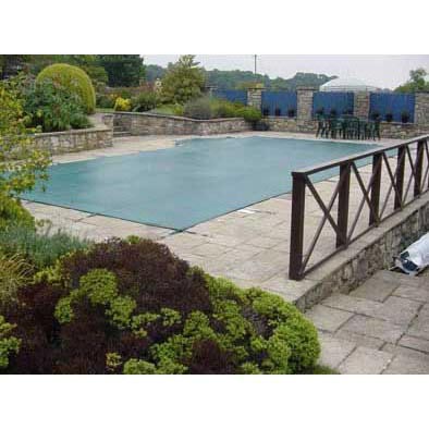 The Standard Winter Debris Covers are normally manufactured 1 ft larger than the pool all around the