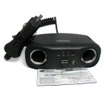 12v Multi-Socket Cigarette Lighter Charger