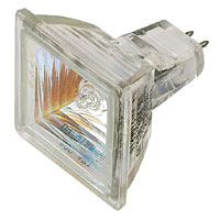 12V. 50W. Square MR16 dichroic lamp suitable for accent, task and decorative lighting