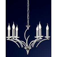 Unbranded 1366 6CC - 6 Light Polished Chrome Hanging Light