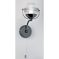 Unbranded 137 1BC - Black Chrome Wall Light