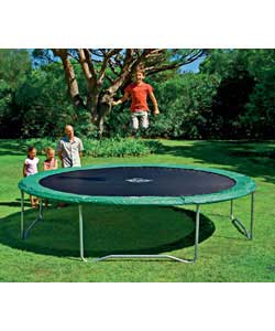 Excellent all round trampoline made from galvanised steel. Thick foam pads with UV protected covers.
