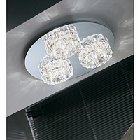 Unbranded 143 15CC - Polished Chrome Semi Flush Light