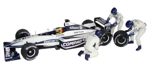 1:43 Scale BMW Williams Tyre Change Set 2