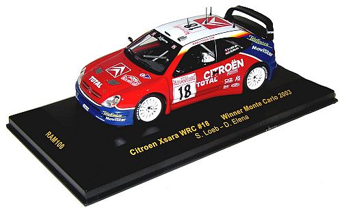1:43 Scale Citreon Xsara Monte Carlo 2003
