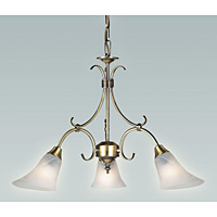 Unbranded 144 3AN - Antique Brass Hanging Light