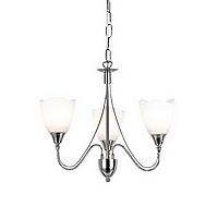 Unbranded 145 3BS - Brushed Steel Hanging Light