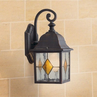 Unbranded 1497AM - Ruggine and Amber Wall Light