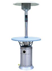 This stylish and efficient  state of the art 14 kw arboreta patio heater with table will enable you