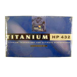 NEW IN BOX12 Bay Hill Palmer 432 Titanium Golf Balls - YELLOWFeatures include: Super reactive titani