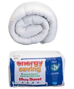 Unbranded 15 Tog Energy Saver Duvet - Kingsize