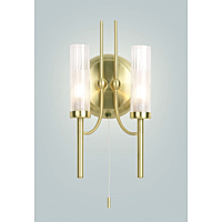 Unbranded 152 2SB - Satin Brass Wall Light