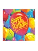 Unbranded 16 3-Ply Beverage Napkins - Painted Balloons